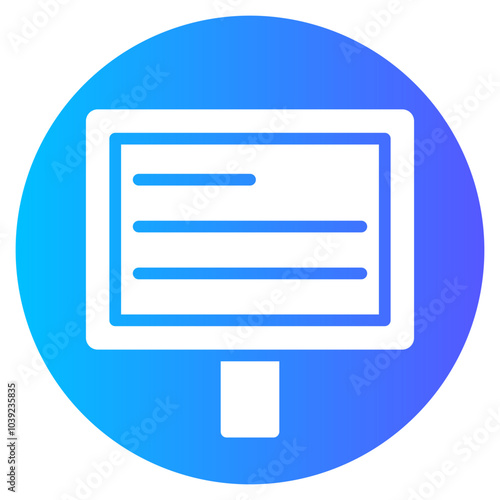 protest gradient icon
