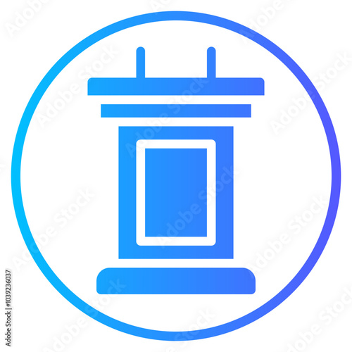 lectern gradient icon