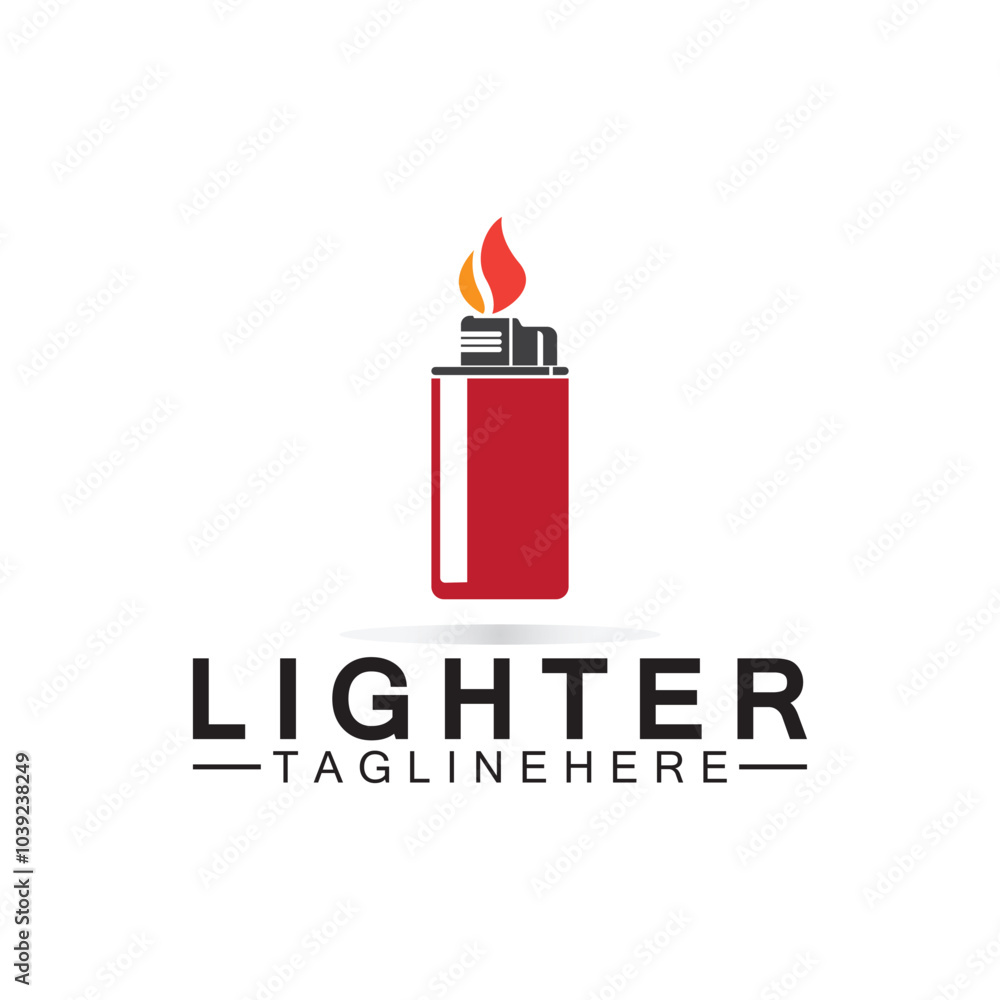 Lighter logo vector icon design template Lighter logo vector icon design template