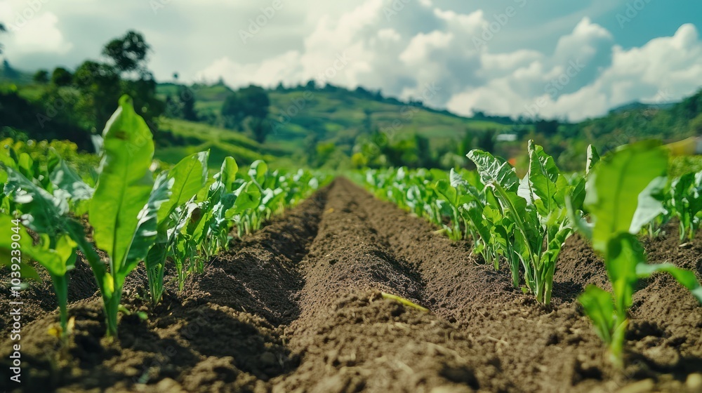 A no-till farming demonstration, with farmers planting seeds directly into the soil covered with crop residue, minimizing soil erosion and maximizing biodiversity A no-till farming demonstration, with farmers planting seeds directly into the soil covered with crop residue, minimizing soil erosion and maximizing biodiversity