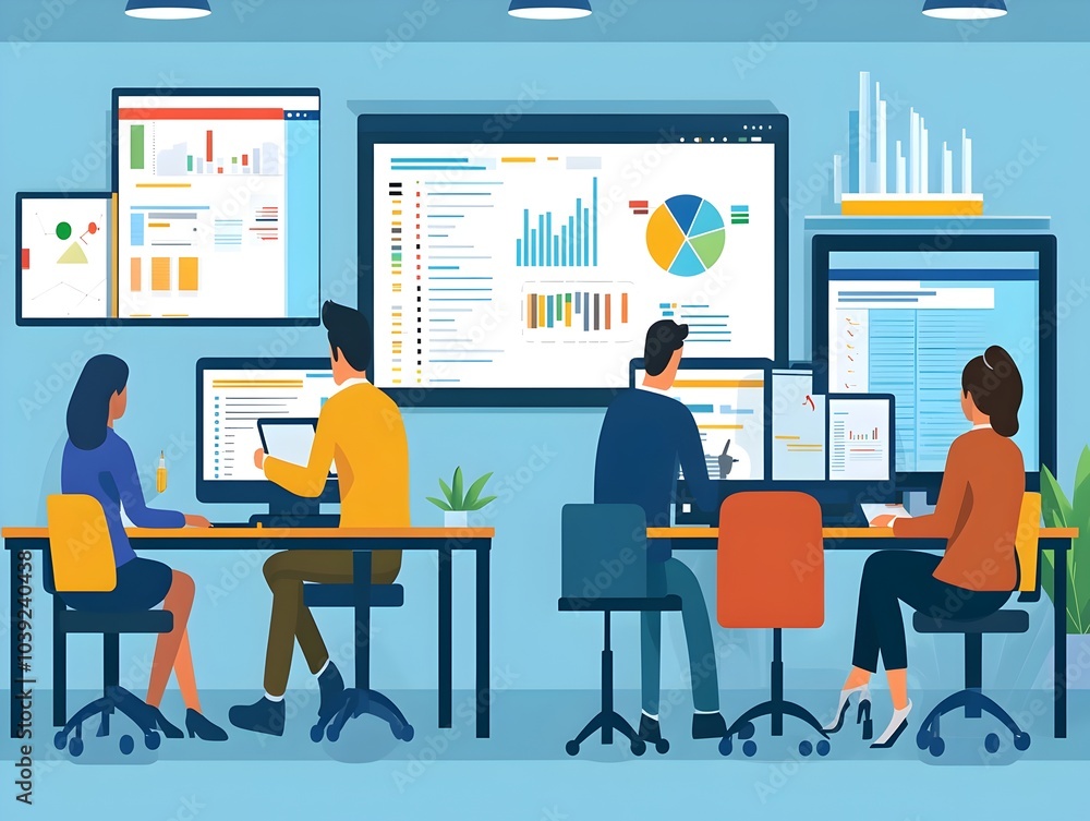 Collaborative Digital Workspace with Analytical Presentation and Data Visualization Collaborative Digital Workspace with Analytical Presentation and Data Visualization