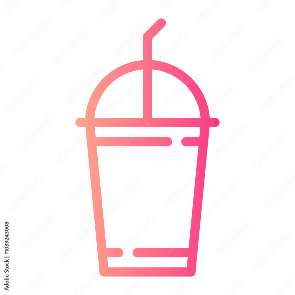 smoothies gradient icon smoothies gradient icon