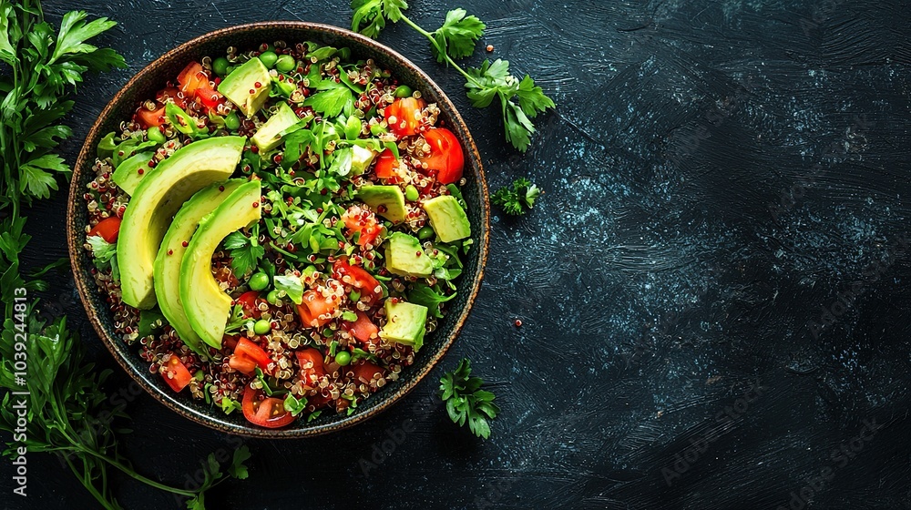 Quinoa Salad with Avocado and Tomatoes Quinoa Salad with Avocado and Tomatoes
