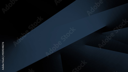 Obraz na płótnie Black dark blue abstract background. Geometric shape. Line stripe angle facet 3d. Shimmer brushed steel metal effect. Modern futuristic. Business technology industrial concept. Template design.Minimal w salonie