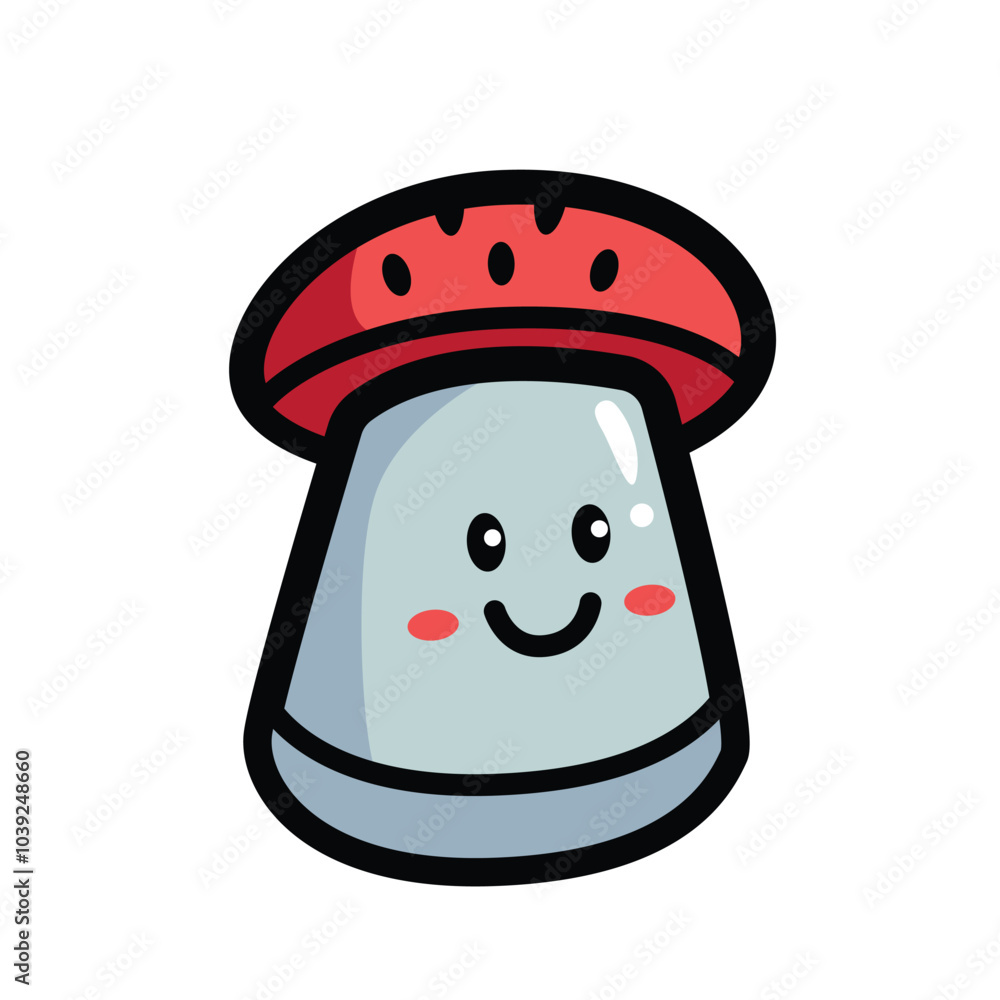 Cute Spice Container Cartoon Character Cute Spice Container Cartoon Character