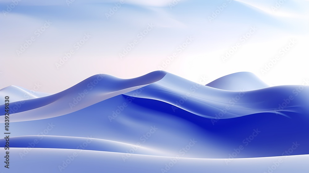 digital technology blue abstract wave mountains poster background digital technology blue abstract wave mountains poster background
