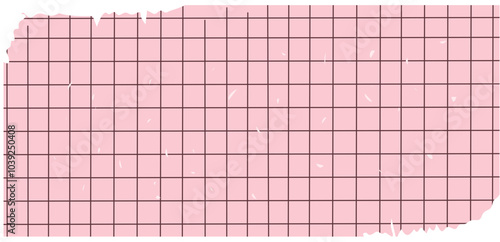 Pastel cute grid torn paper for journaling and school stuff 