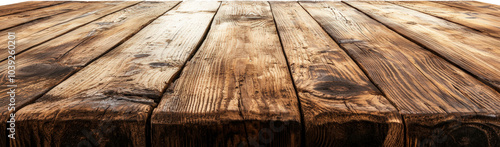 Rustic wooden table top