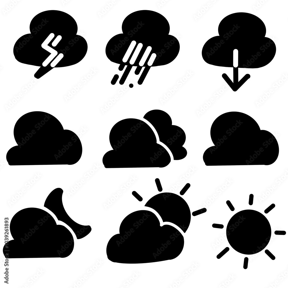 weather icons set weather icons set