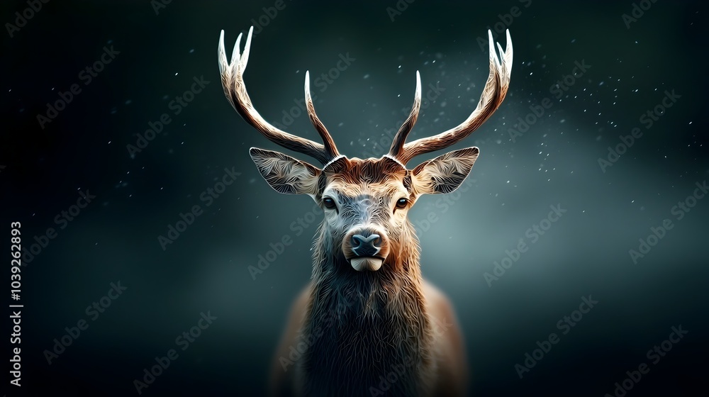 Elegant and minimalist symmetrical deer antler silhouette with intricate paper cut details creating a captivating and modern natural design element Elegant and minimalist symmetrical deer antler silhouette with intricate paper cut details creating a captivating and modern natural design element