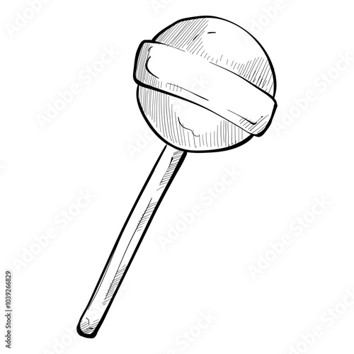 lollipop handdrawn illustration