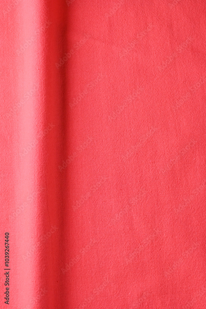Fototapeta premium red texture of fabric textile, abstract image for fashion cloth design background
