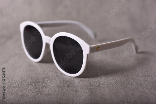 sun glasses sun glasses with with white frame