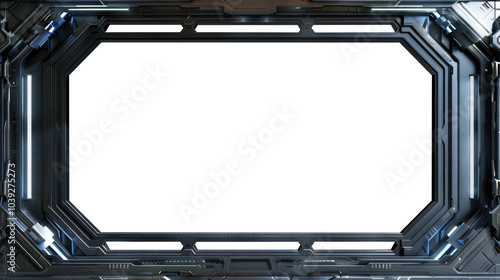 Wallpaper Mural Futuristic metal frame Torontodigital.ca