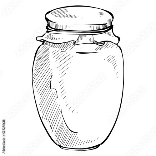 honey handdrawn illustration