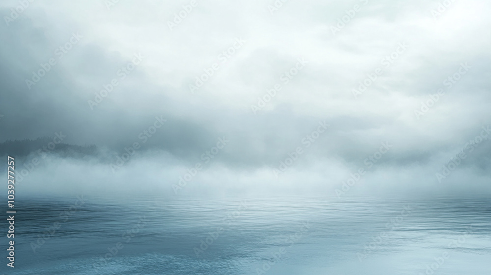 Fototapeta premium Misty background soft and atmospheric