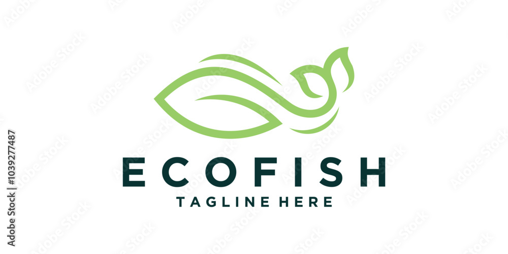 eco fish logo design, combination of leaves and fish, herbal, farm, natural, herbal, logo design vector, symbol, icon, idea, creative. eco fish logo design, combination of leaves and fish, herbal, farm, natural, herbal, logo design vector, symbol, icon, idea, creative.