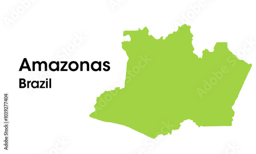 amazonas brazil map