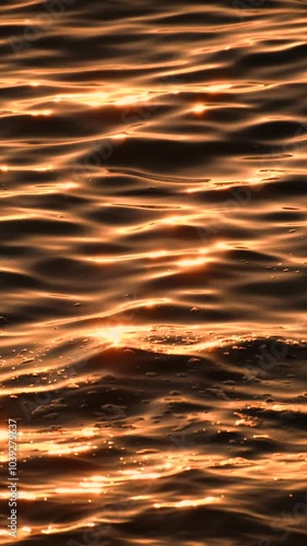 water surface sunset reflection