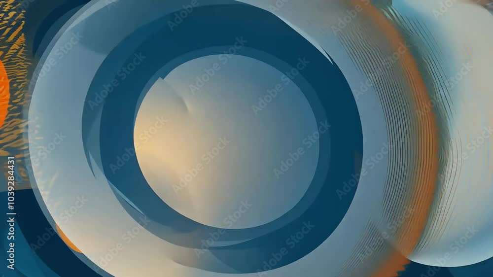 An abstract geometric background featuring blue grey orange grunge circles creates seamless looping motion design perfect techthemed animations presented ultra HD 4K quality material circle tech An abstract geometric background featuring blue grey orange grunge circles creates seamless looping motion design perfect techthemed animations presented ultra HD 4K quality material circle tech