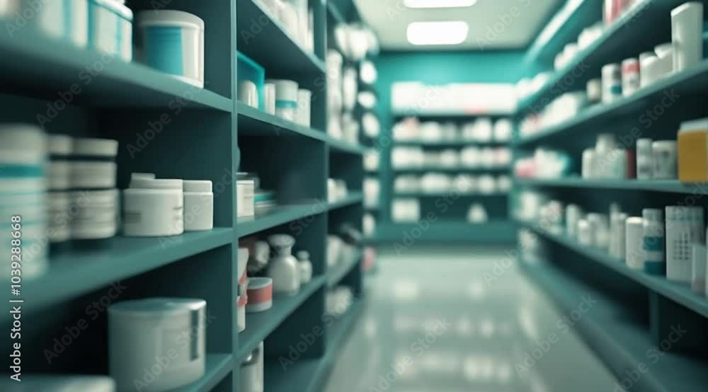 Medicine bottle scene on the shelf, Camera slow motion with different angles Medicine bottle scene on the shelf, Camera slow motion with different angles