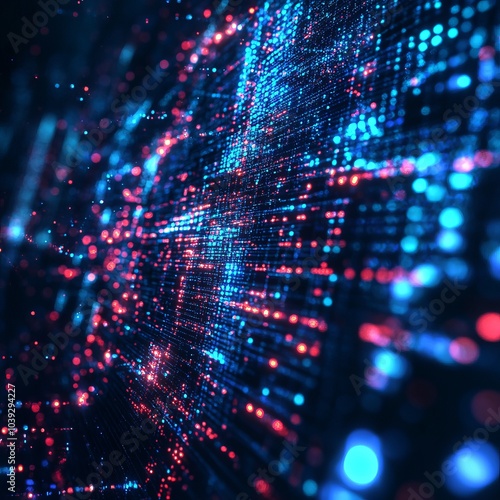 Wallpaper Mural Digital abstract backdround for technological Torontodigital.ca