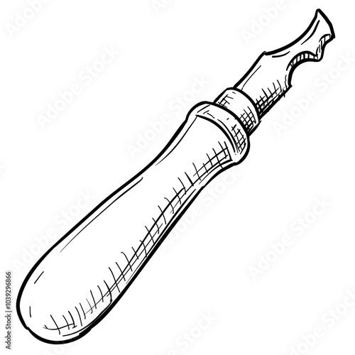 cobbler tools handdrawn illustration