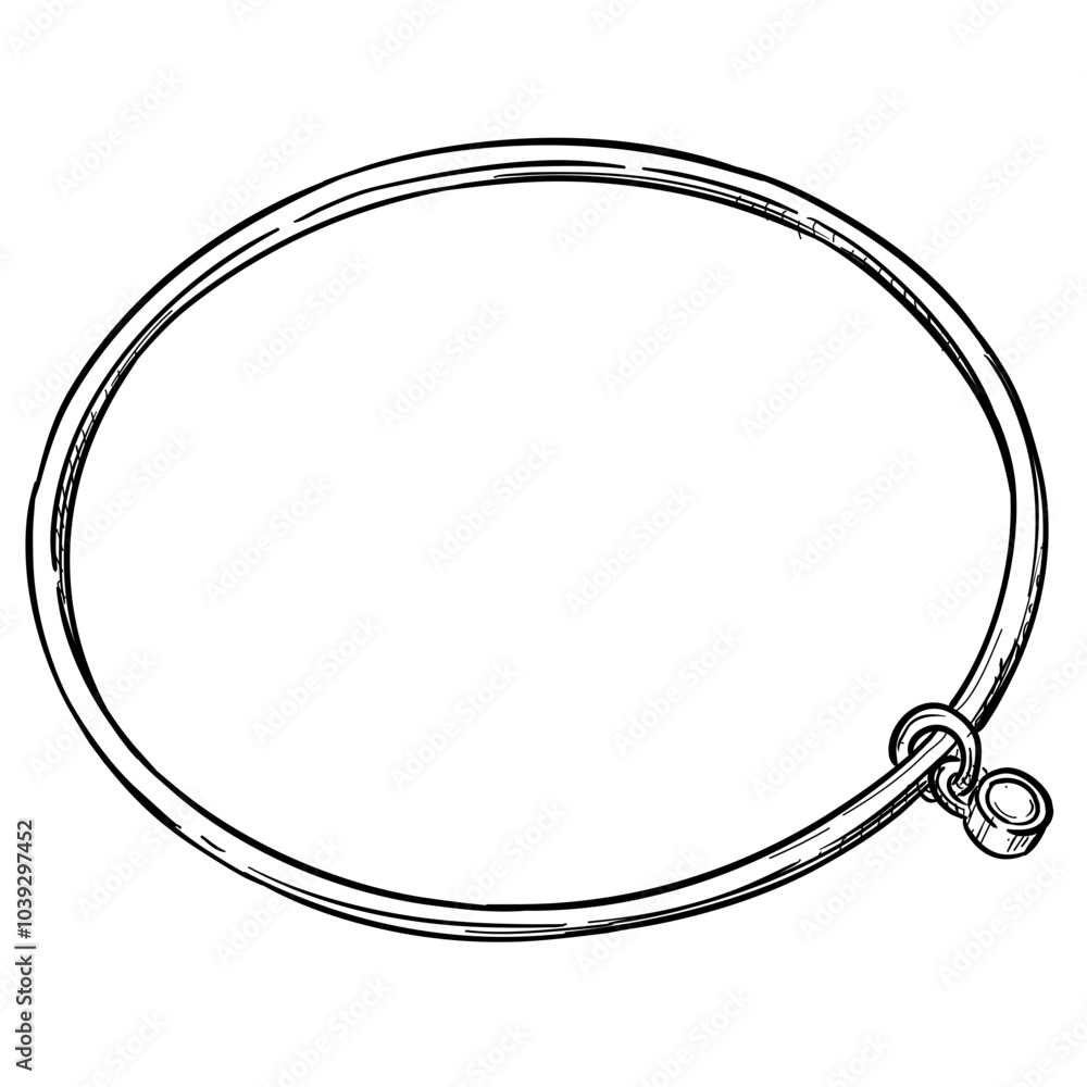 bracelet jewelry handdrawn illustration bracelet jewelry handdrawn illustration