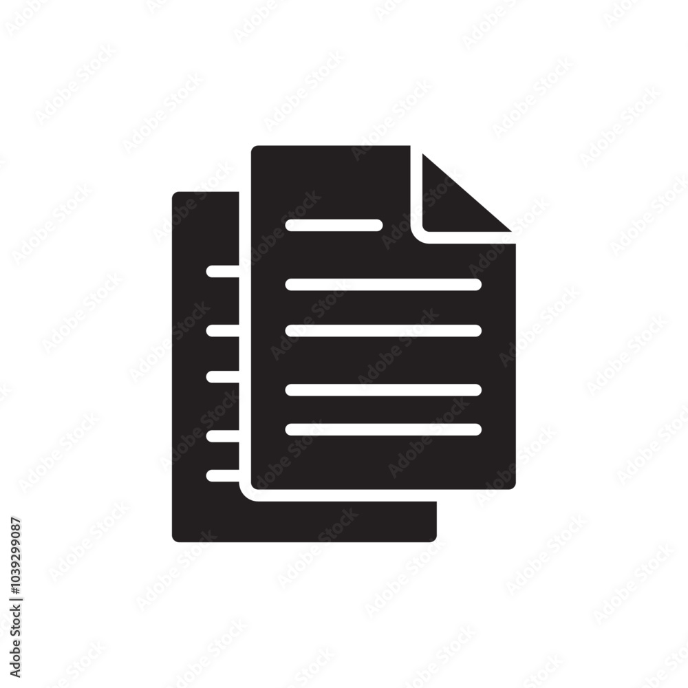Copy document icon Flat line illustration Copy document icon Flat line illustration
