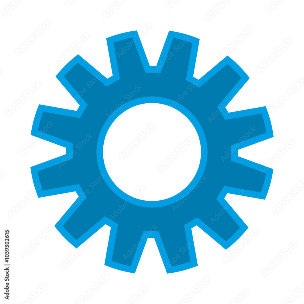 Gear icon template Gear icon template