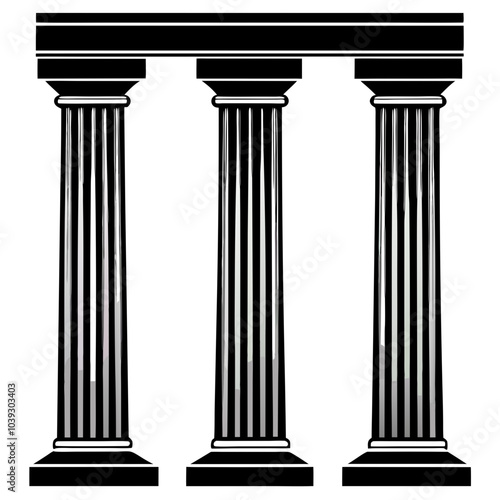 column isolated