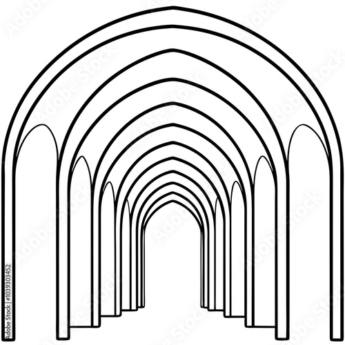illustration of arch