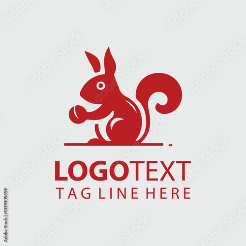 Squirrel Logo Illustrations  photo