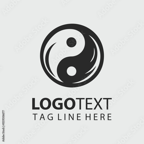 Yin Yang  logo design