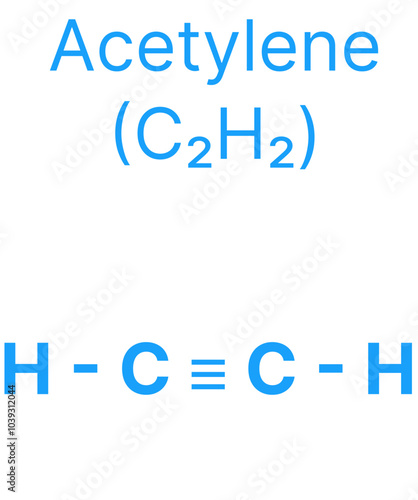 Acetylene (C₂H₂) Molecular Structure for Organic Chemistry