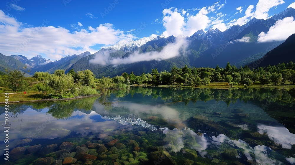 Clear white natural scenery - a serene and pure vision of nature's beauty. This captivating scene features clear skies, white landscapes, and a sense of tranquility that invites you to explore and be Clear white natural scenery - a serene and pure vision of nature's beauty. This captivating scene features clear skies, white landscapes, and a sense of tranquility that invites you to explore and be