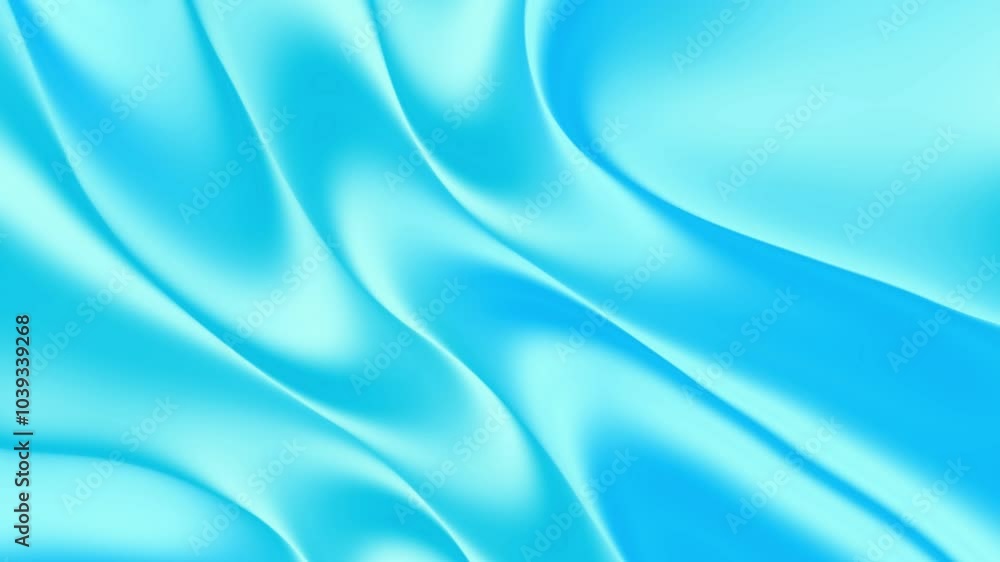 Light Blue Fluid Motion Style Animation, 4K Abstract Background. Light Blue Fluid Motion Style Animation, 4K Abstract Background.
