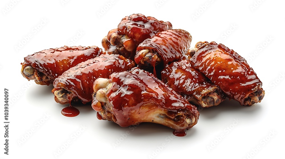 BBQ Chicken Wings: Mouthwatering, succulent BBQ chicken wings, coated in a rich and savory glaze. Perfect for your next game day or party. BBQ Chicken Wings: Mouthwatering, succulent BBQ chicken wings, coated in a rich and savory glaze. Perfect for your next game day or party.