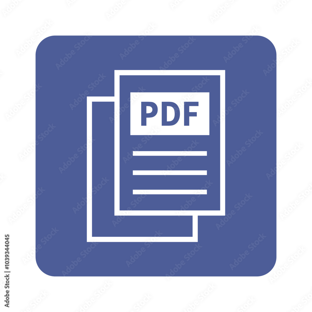 biała ikona pliku PDF na fioletowym tle biała ikona pliku PDF na fioletowym tle