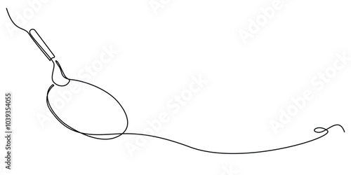 one continuous line drawing of cake lifter.one line drawing of toaster tool icon.line vector illustration.isolated white background