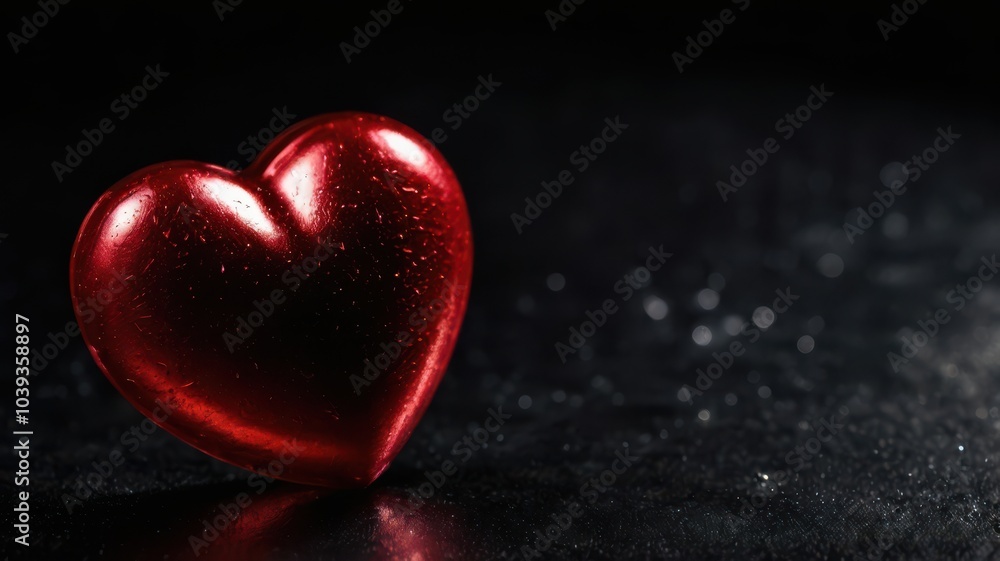 Love, Heart, Stone, Ruby, Red, Background, Black, Shiny Love, Heart, Stone, Ruby, Red, Background, Black, Shiny