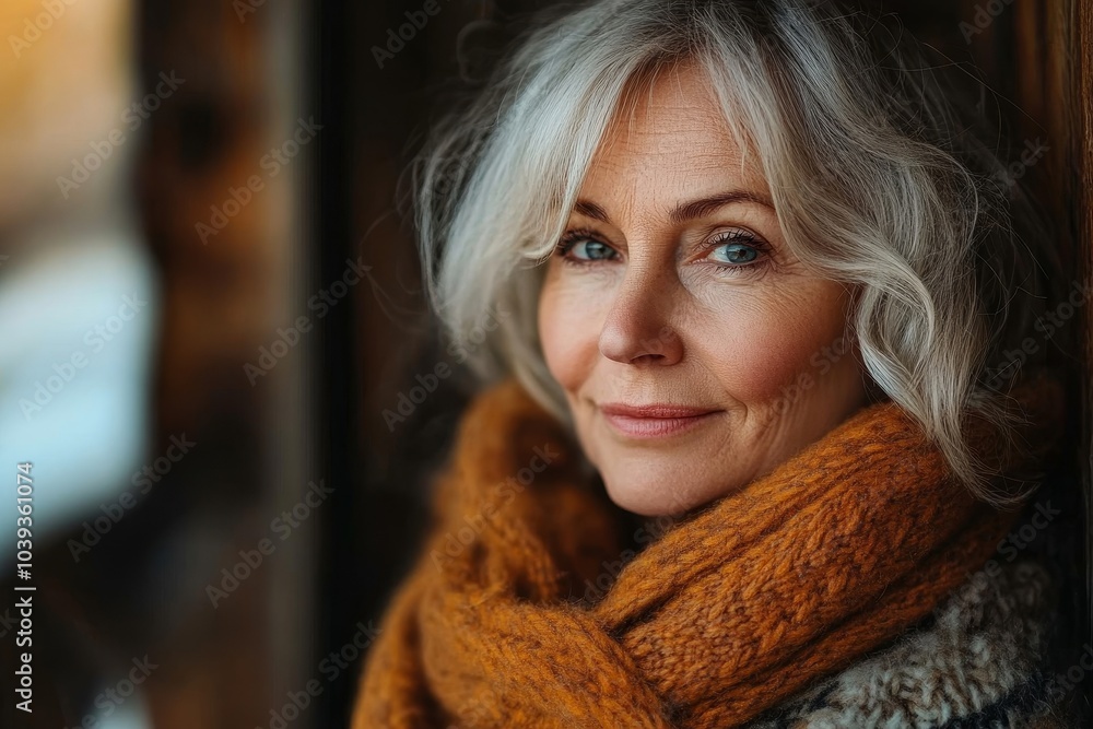 Beautiful senior woman looking confident, Generative AI Beautiful senior woman looking confident, Generative AI