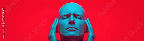 Medical professional diagnosing migraine with detailed brain scan, migraine  headache  diagnosis, healthcare insight