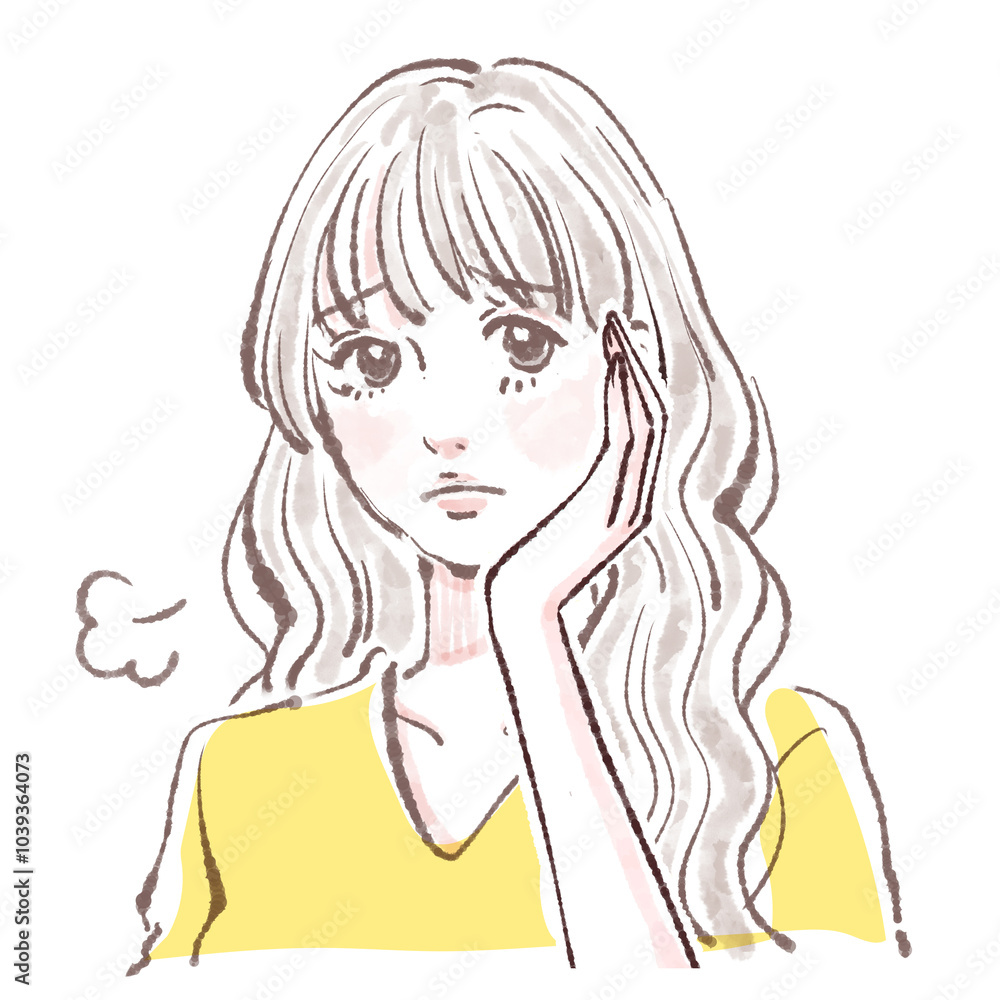 女性・女の子のイラスト素材 女性・女の子のイラスト素材