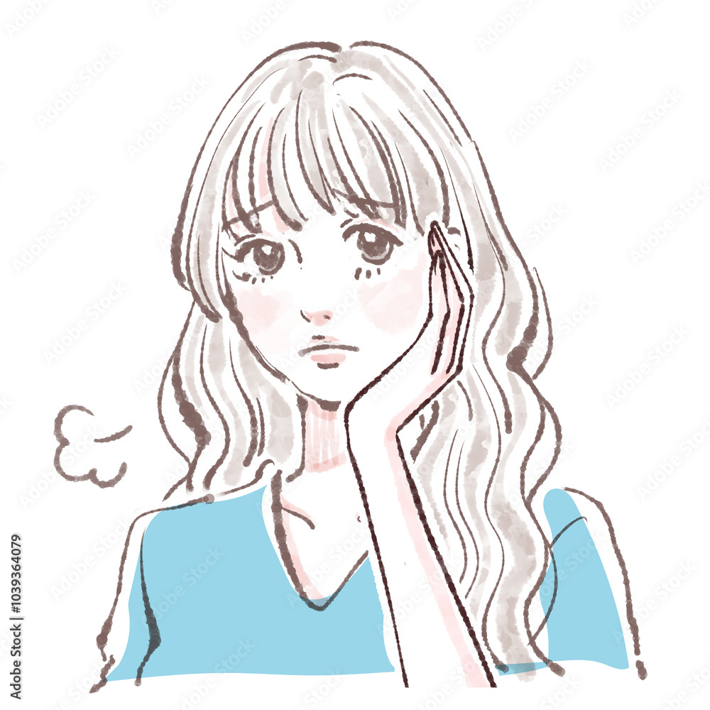 女性・女の子のイラスト素材 女性・女の子のイラスト素材