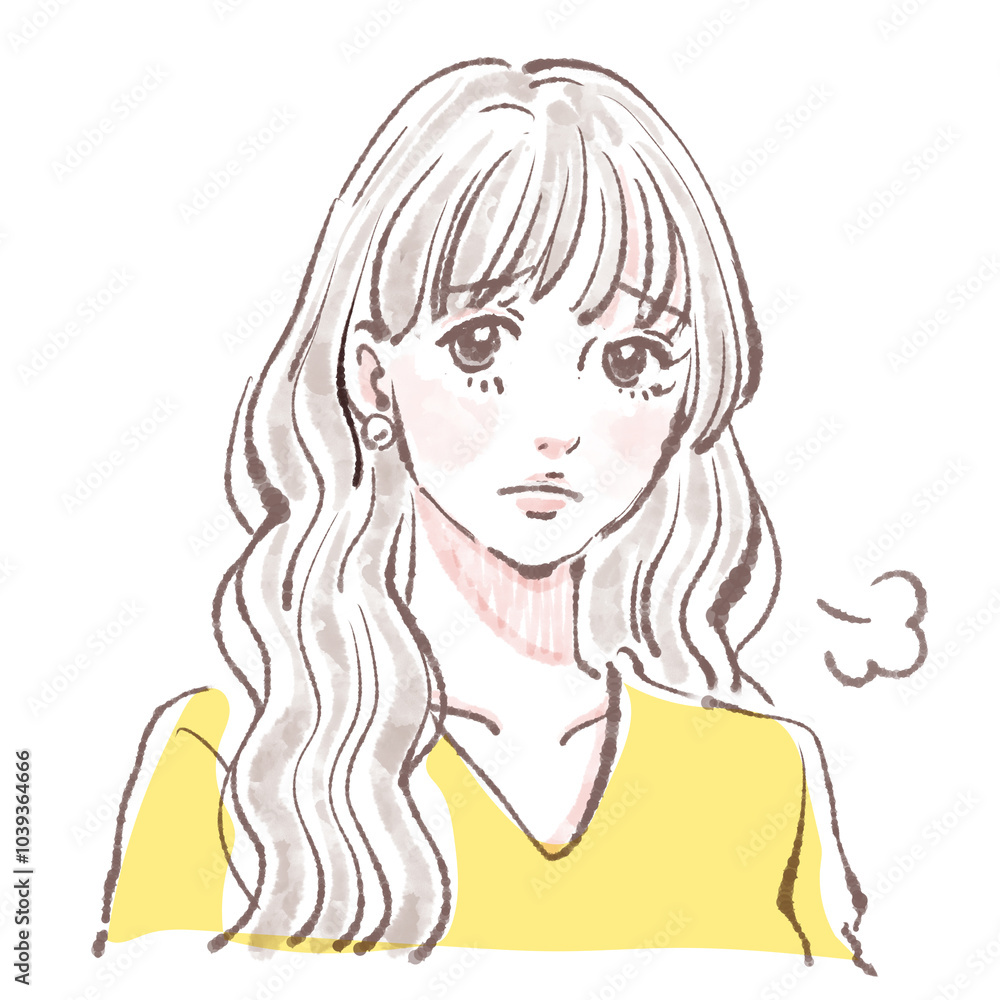 女性・女の子のイラスト素材 女性・女の子のイラスト素材