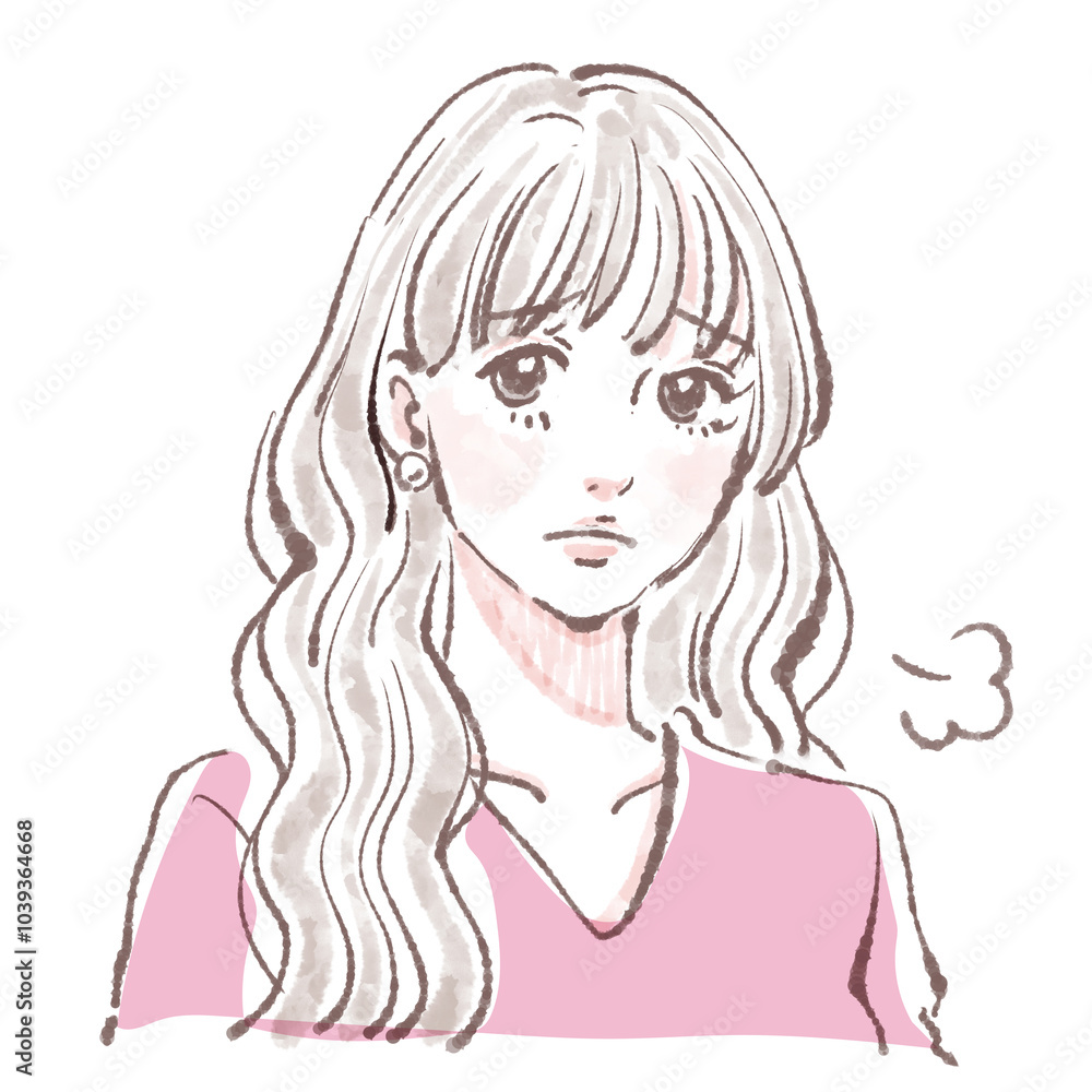 女性・女の子のイラスト素材 女性・女の子のイラスト素材
