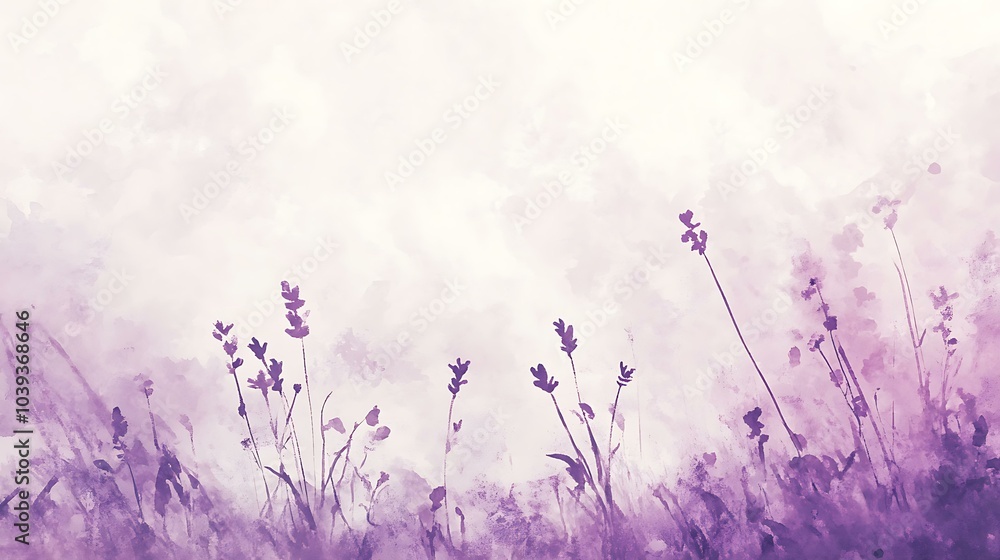 A minimalist background in soft lavender with a faint, watercolor-style wash creating a dreamy effect A minimalist background in soft lavender with a faint, watercolor-style wash creating a dreamy effect
