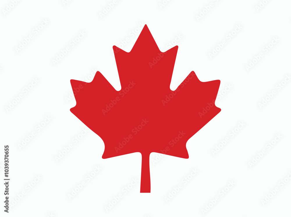Canada maple leaf vector symbol clip art. Red maple leaf. Maple leaf vector icon. Vector illustration of a maple leaf. Canada maple leaf vector symbol clip art. Red maple leaf. Maple leaf vector icon. Vector illustration of a maple leaf.