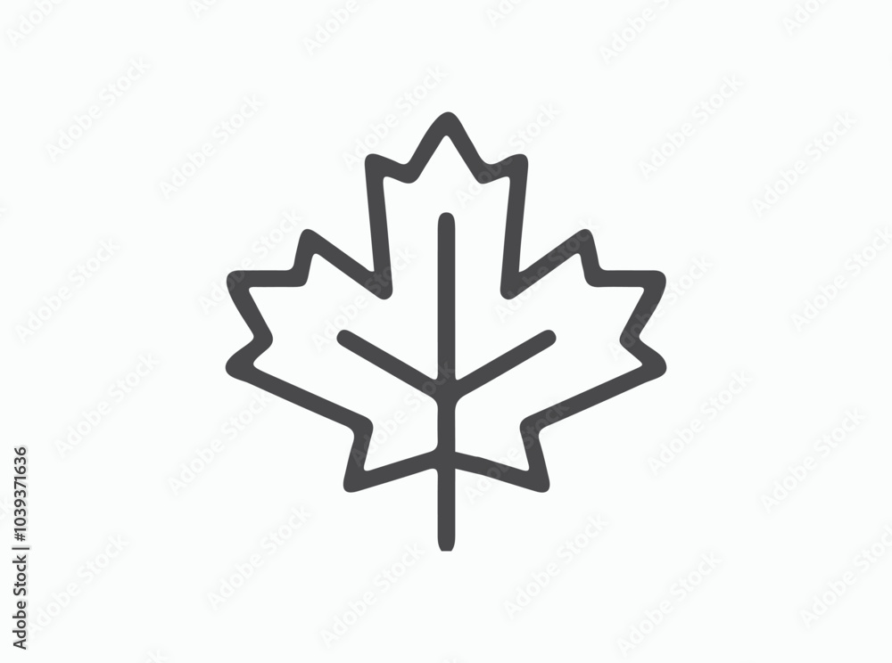 Canada maple leaf vector symbol clip art. Red maple leaf. Maple leaf vector icon. Vector illustration of a maple leaf. Canada maple leaf vector symbol clip art. Red maple leaf. Maple leaf vector icon. Vector illustration of a maple leaf.